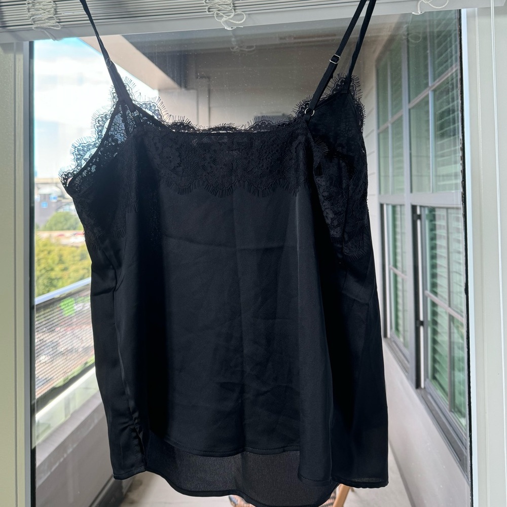 Abercrombie and fitch silk lace trimmed camisole - Picture 3 of 3